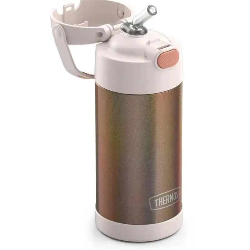 Thermos - 12 Oz. Stainless Steel Non-Licensed Funtainer® Bottle, Rose Gold - Image 2