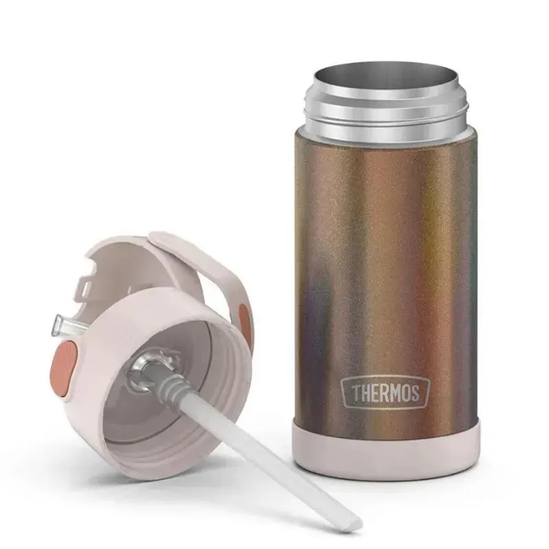 Thermos - 12 Oz. Stainless Steel Non-Licensed Funtainer® Bottle, Rose Gold - Image 5
