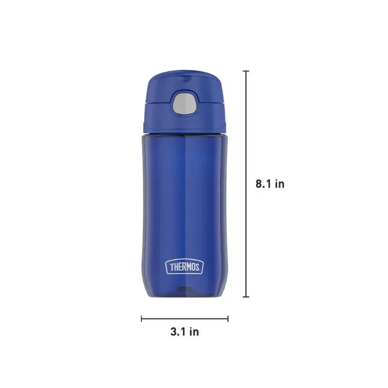 Thermos - 16 Oz Plastic Funtainer® Hydration Bottle With Spout Lid, Blueberry - Image 6