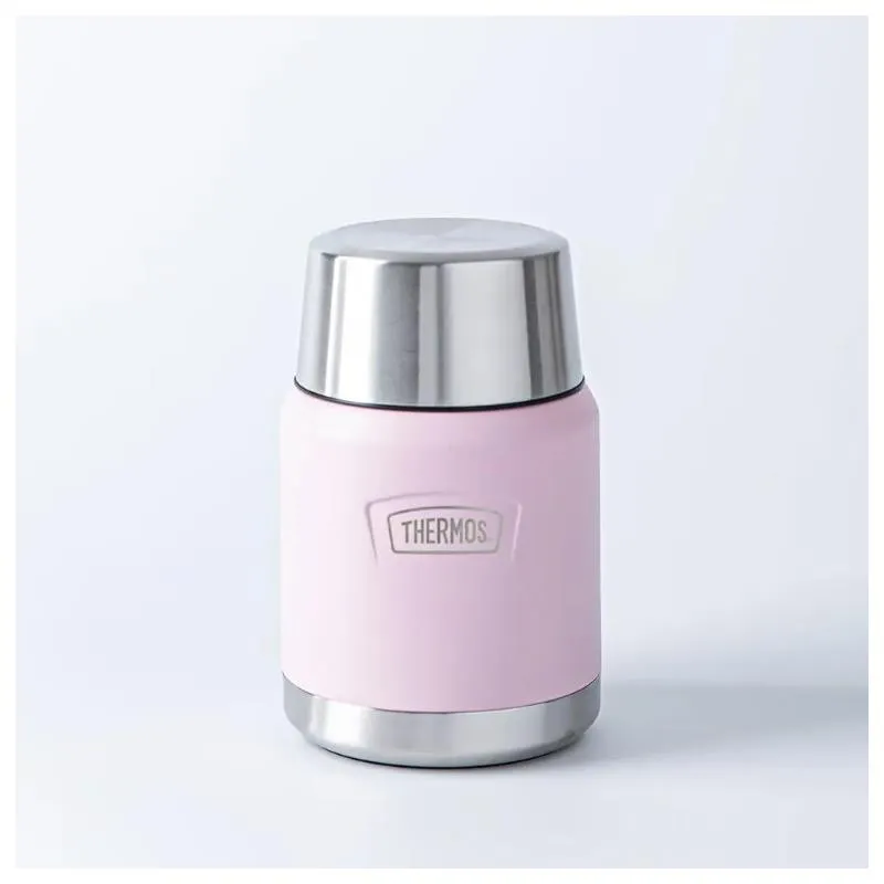 Thermos - 16 Oz Stainless Steel Food Jar W/ Spoon, Sunset Pink