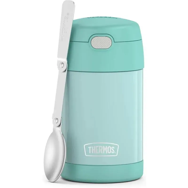 Thermos - 16 Oz. Stainless Steel Funtainer® Food Jar W/ Folding Spoon, Mint