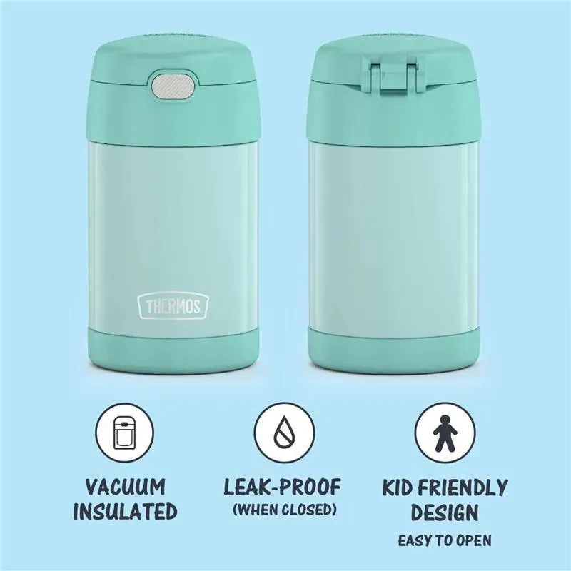 Thermos - 16 Oz. Stainless Steel Funtainer® Food Jar W/ Folding Spoon, Mint - Image 5