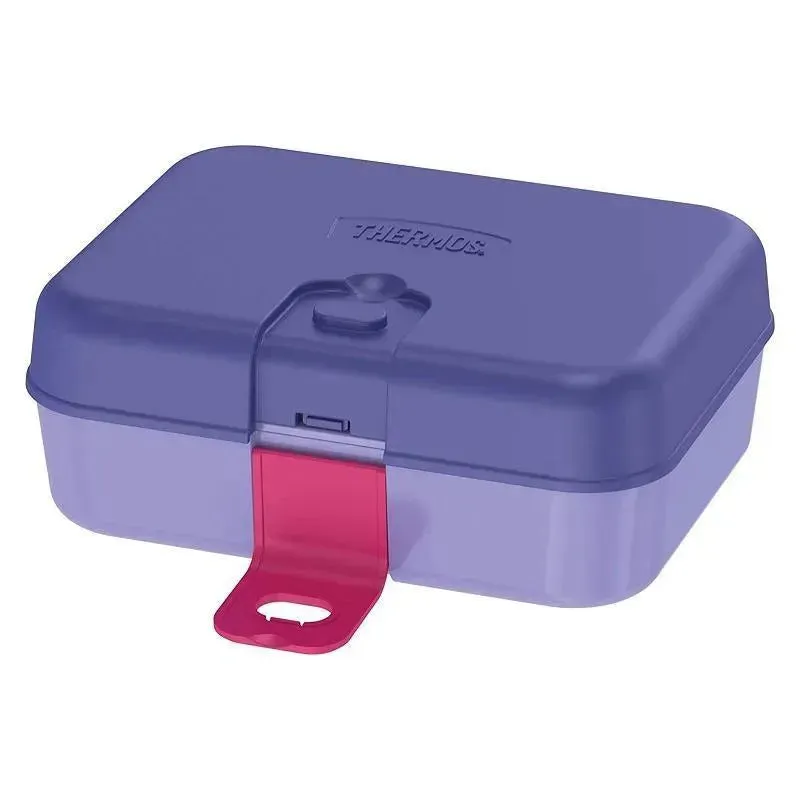 Thermos Food Storage System, Lunch Box, Kids Bento Box, 8pc Purple - Image 15