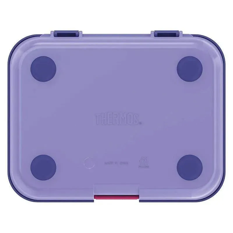 Thermos Food Storage System, Lunch Box, Kids Bento Box, 8pc Purple - Image 9