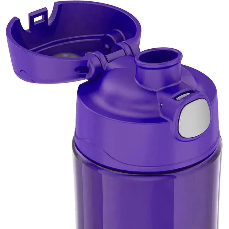 Thermos Funtainer Hydration Plastic Bottle With Spout Lid 16 Oz, Purple - Image 3