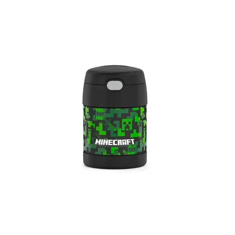Thermos - Funtrainer 10Oz Licensed Stainless Steel Food Jar, Minecraft