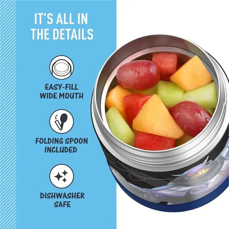 THERMOS - Stainless Steel Vacuum Insulated Food Jar with Spoon, 10 Oz, Lightyear - Image 5