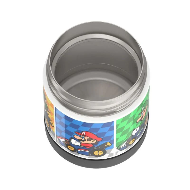 THERMOS - Stainless Steel Vacuum Insulated Food Jar with Spoon, 10 Oz, Mario Kart - Image 5