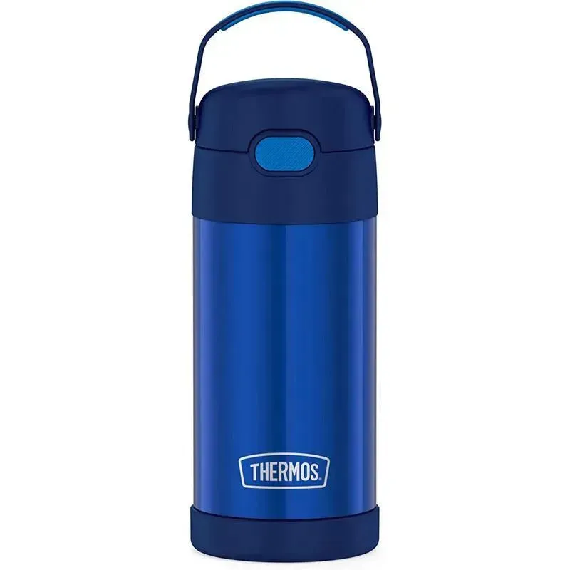 Thermos - Vac Insulated 12Oz Straw Bottle - Navy