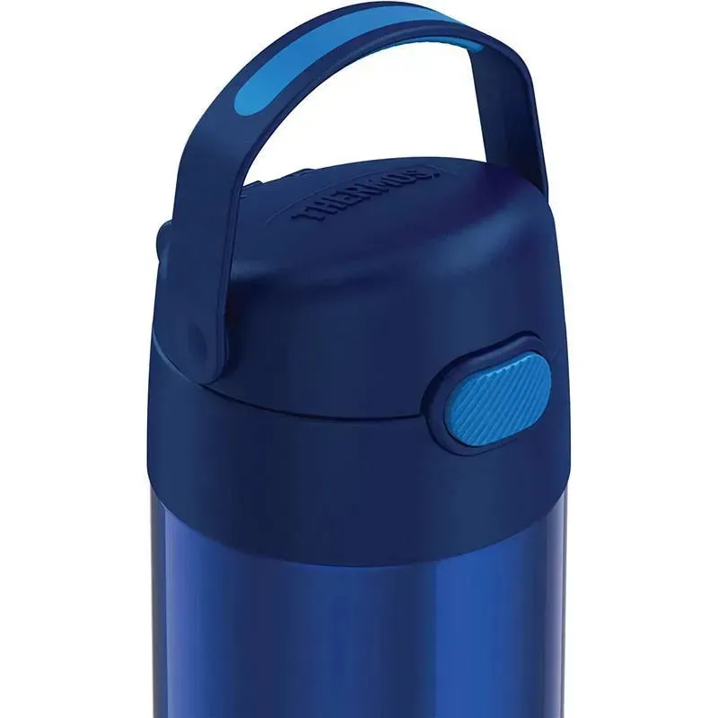 Thermos - Vac Insulated 12Oz Straw Bottle - Navy - Image 5