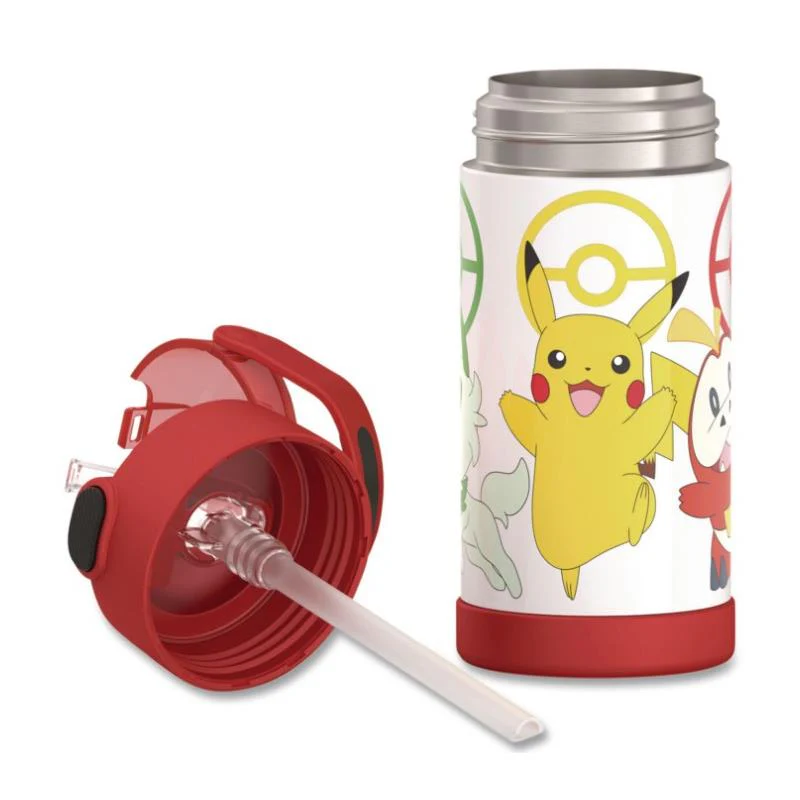 Thermos - Vac Insulated 12Oz Straw Bottle - Pokemon - Image 2