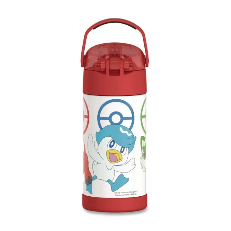 Thermos - Vac Insulated 12Oz Straw Bottle - Pokemon - Image 3