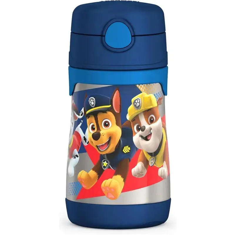 THERMOS - Vacuum Insulated Stainless Steel 10oz Straw Bottle, Paw Patrol Boy