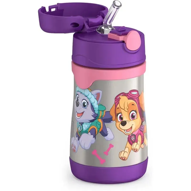 THERMOS - Vacuum Insulated Stainless Steel 10oz Straw Bottle, Paw Patrol Girl - Image 2