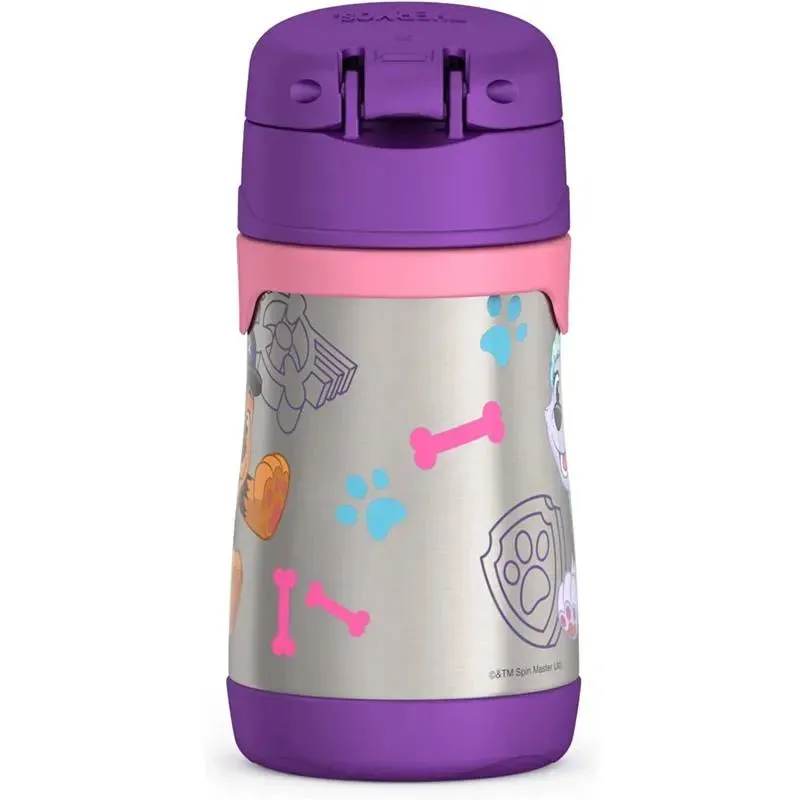 THERMOS - Vacuum Insulated Stainless Steel 10oz Straw Bottle, Paw Patrol Girl - Image 5