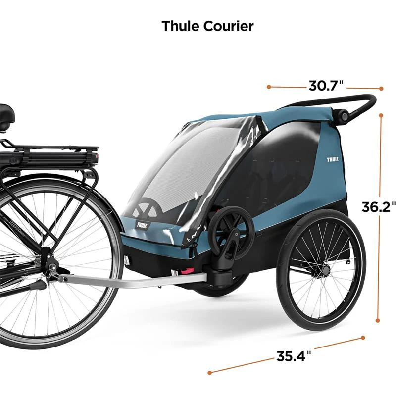 Thule - Courier Bike Trailer Blue - Image 8