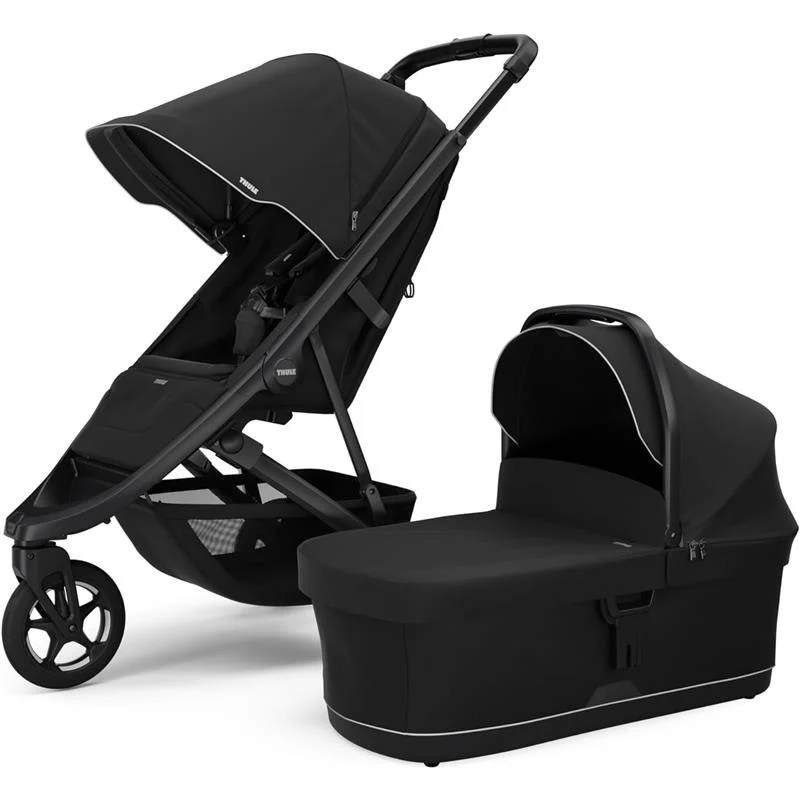 Thule Spring 2 Single Ccompact All-Terrain Stroller Black - Image 4