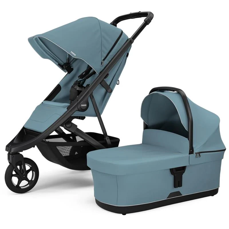 Thule Spring 2 Single Child Stroller, Mid Blue - Image 4