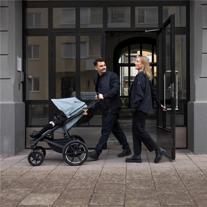Thule - Urban Glide 4-Wheel Single Child All-Terrain Stroller, Mid Blue - Image 8
