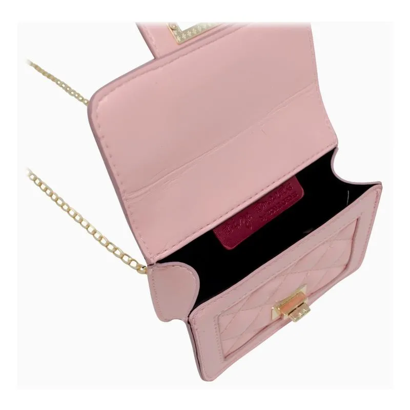 Tiny Treats - Tiny Classic Quilted Mini Purse, Black - Image 2
