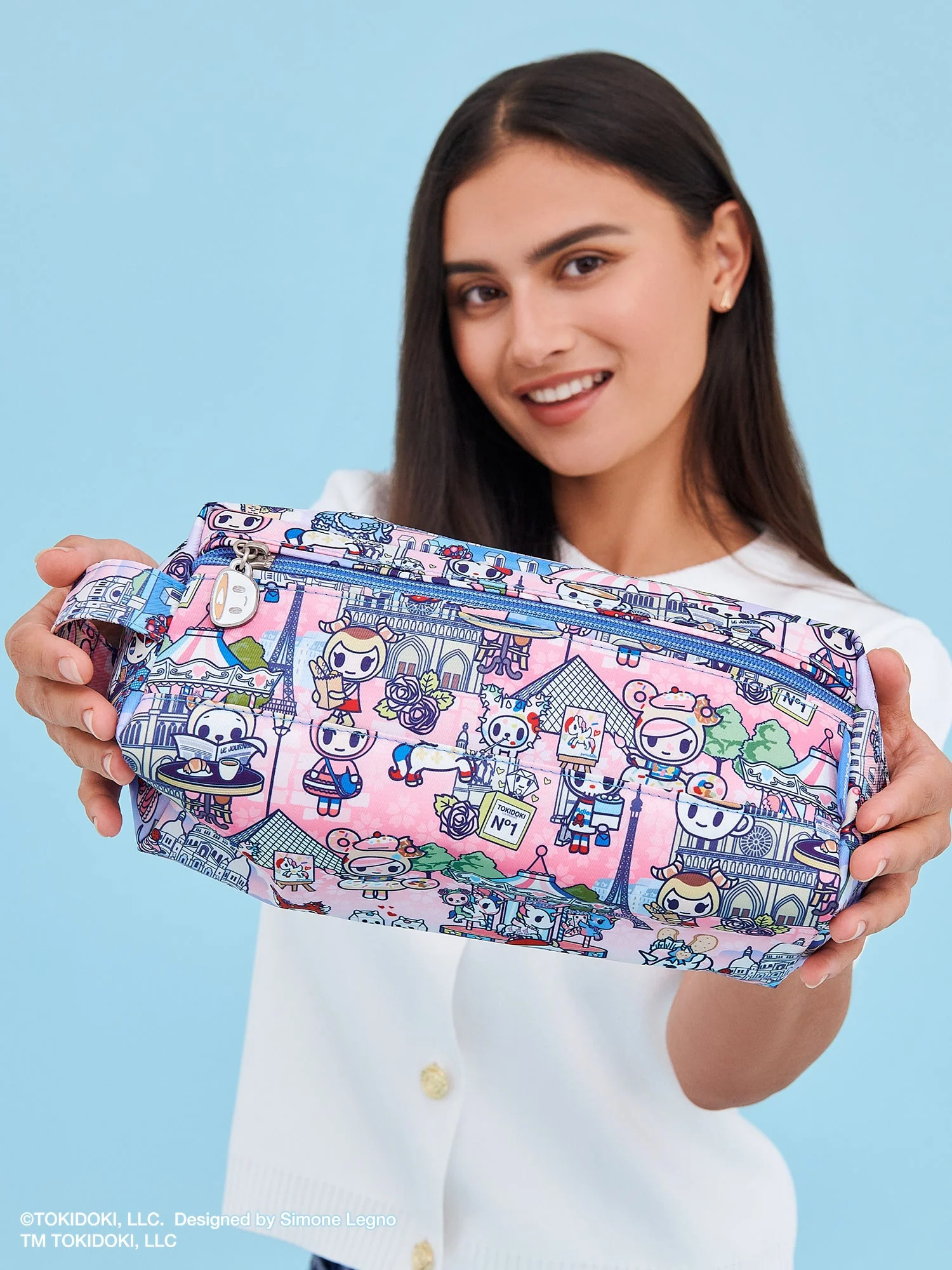 tokidoki Be Dapper Toiletry Cosmetic Case -  C'est la vie à Paris - Image 2