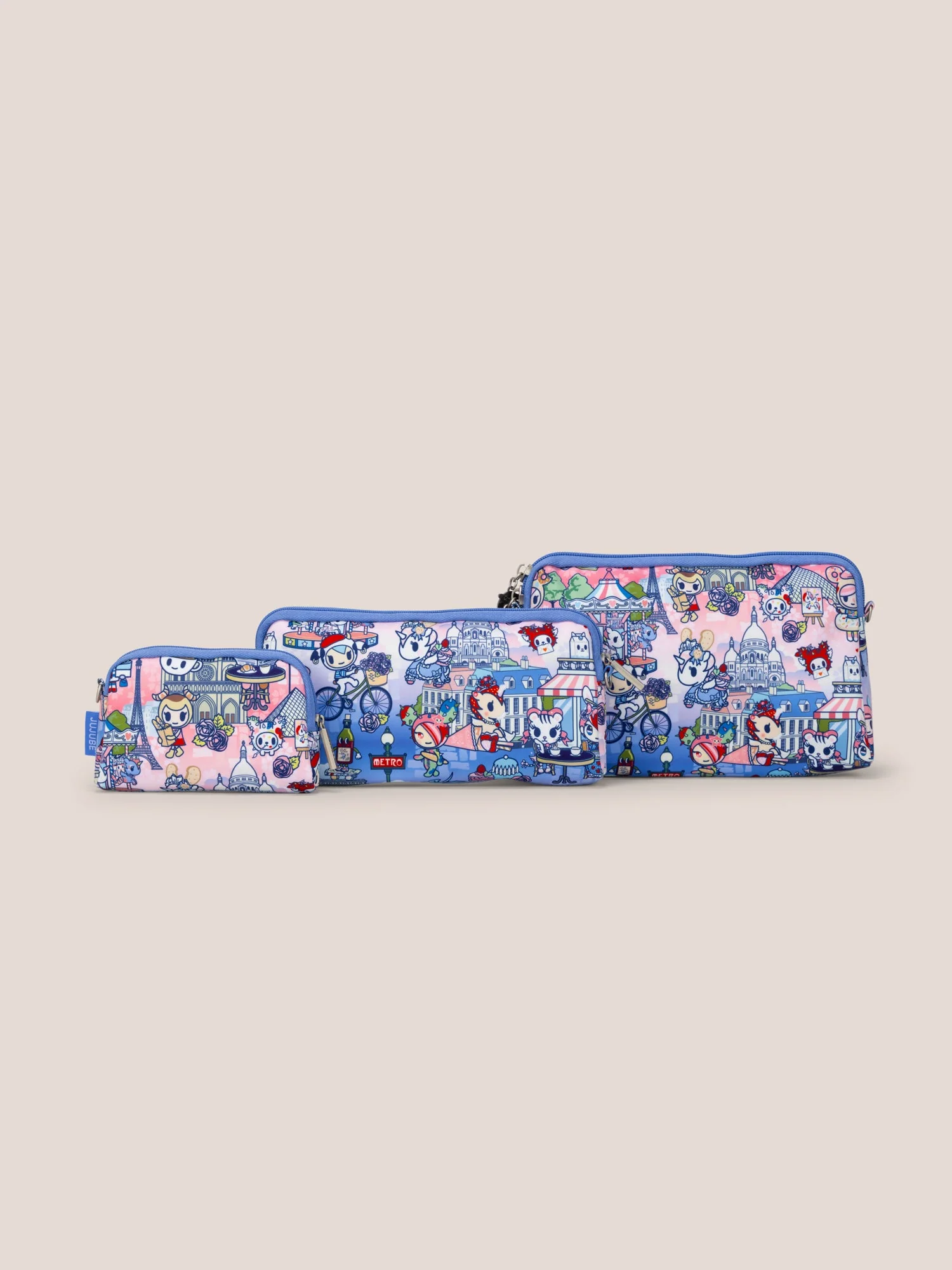 tokidoki Be Set 3-Piece Pouch Set -  C'est la vie à Paris - Image 6