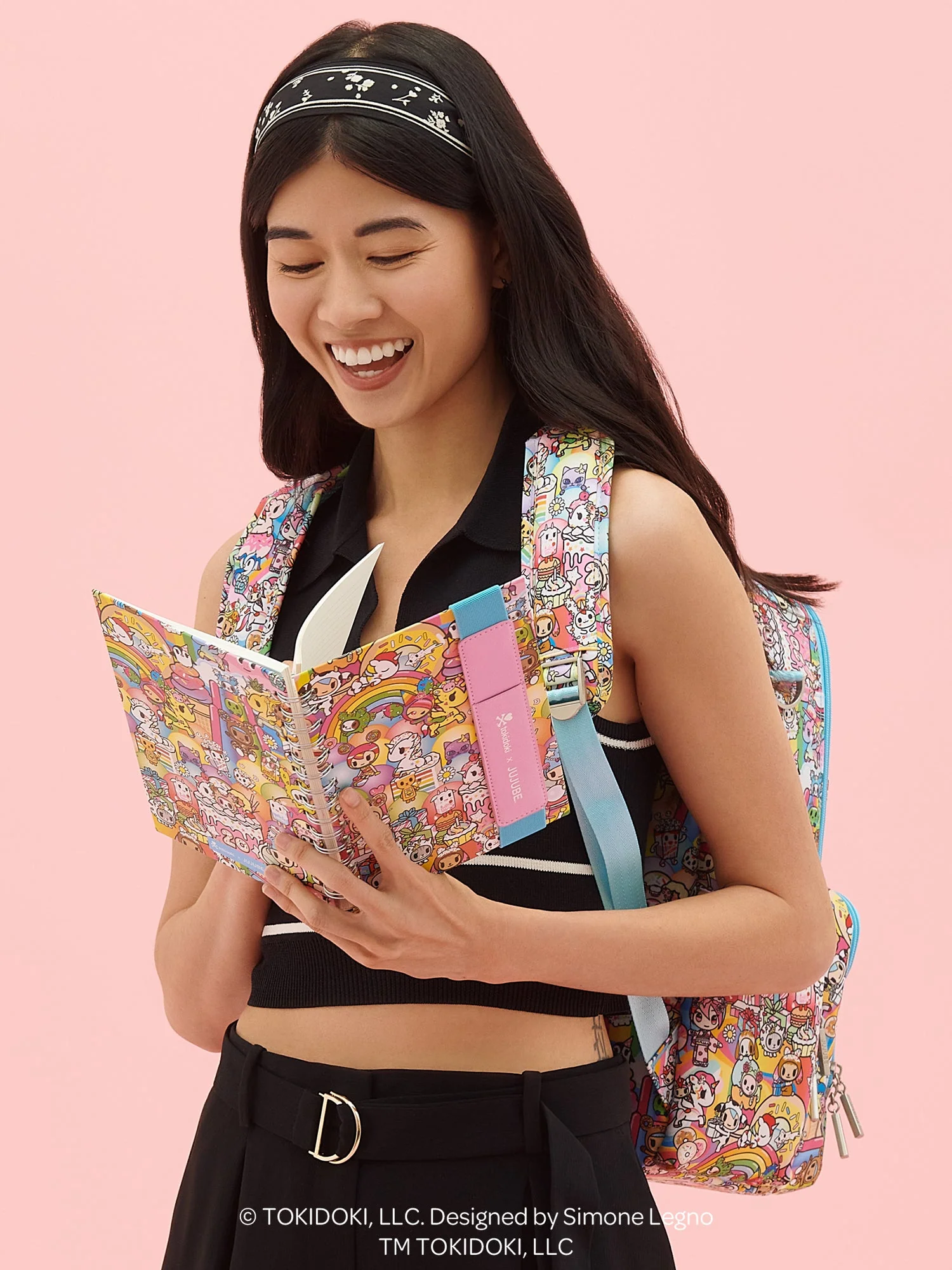 tokidoki Spiral Oliver Notebook with Reusable Pen Pocket - 20th Anniversary Celebration - Image 7