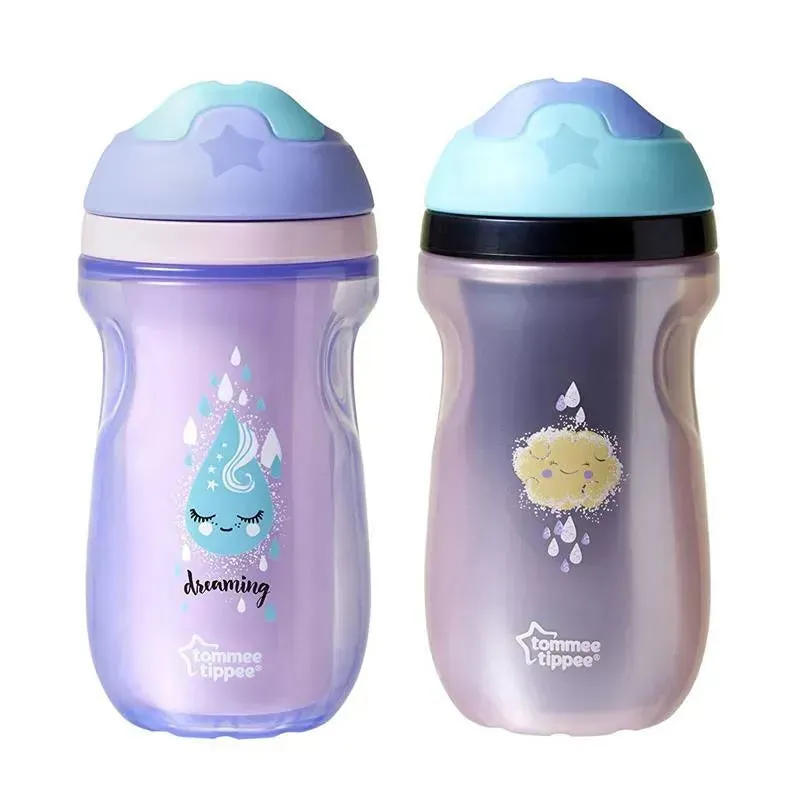 Tommee Tippee - 2Pk Spill Proof Insulated Sipper 9Oz Tumbler Cup 12M+, Colors May Vary - Image 3