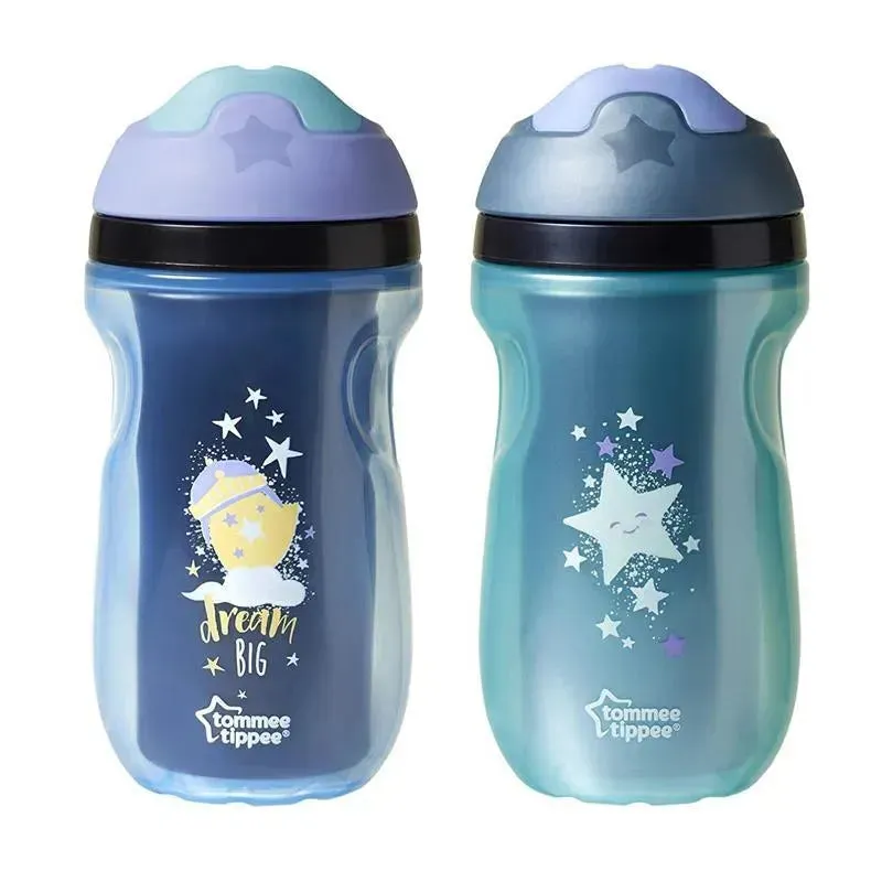 Tommee Tippee - 2Pk Spill Proof Insulated Sipper 9Oz Tumbler Cup 12M+, Colors May Vary - Image 4