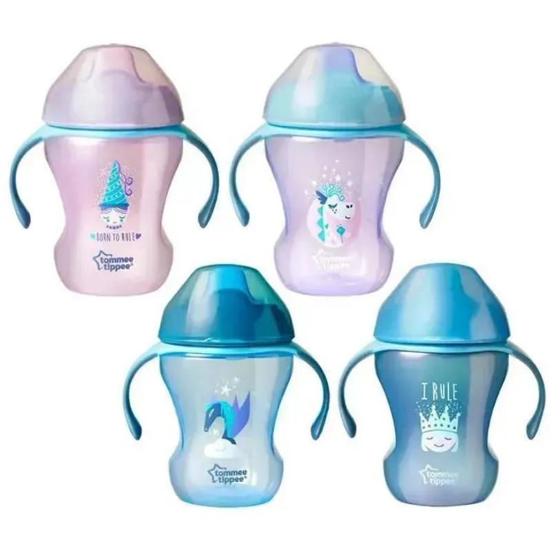 Tommee Tippee - 2Pk 8Oz Infant Trainer Sippee Cup 7M+, Colors May Vary