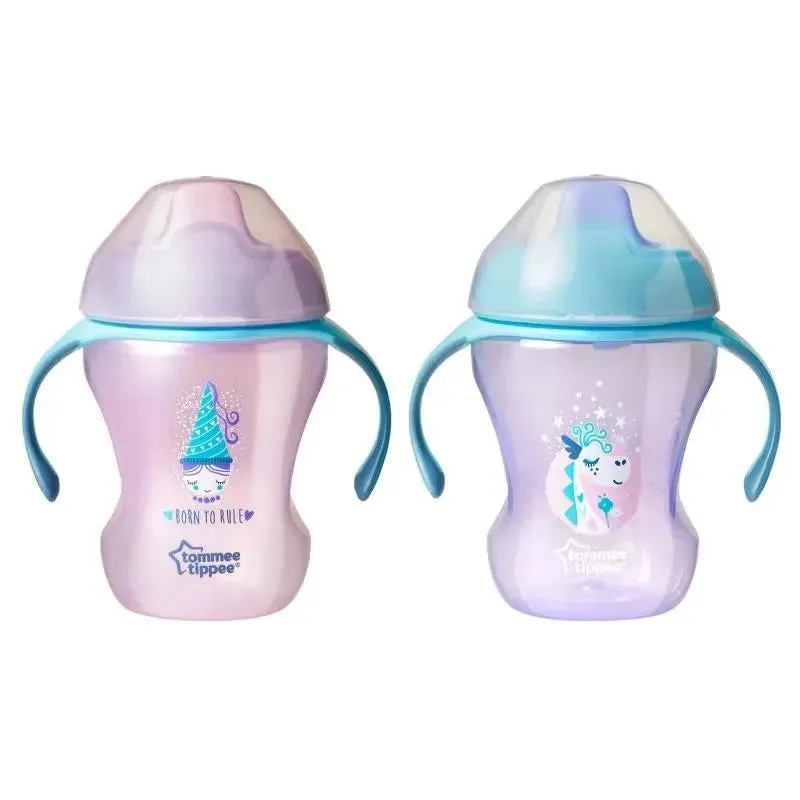 Tommee Tippee - 2Pk 8Oz Infant Trainer Sippee Cup 7M+, Colors May Vary - Image 2
