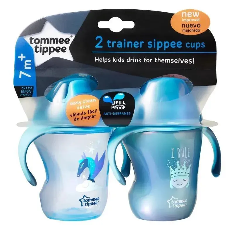Tommee Tippee - 2Pk 8Oz Infant Trainer Sippee Cup 7M+, Colors May Vary - Image 5