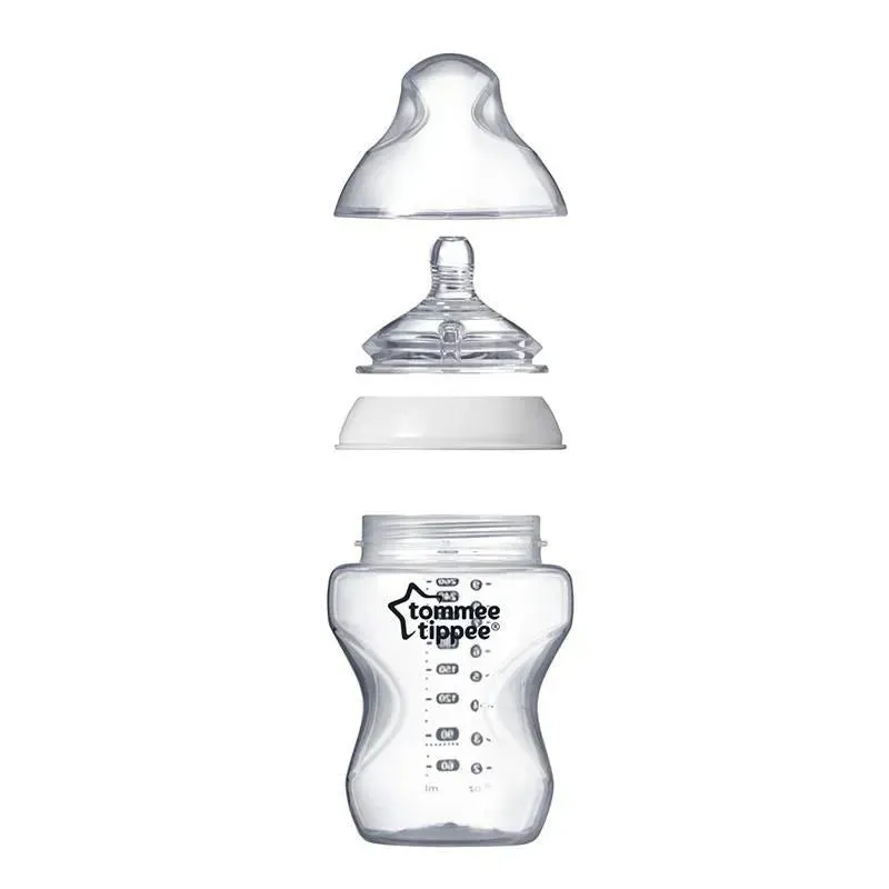 Tommee Tippee - Closer To Nature Newborn Baby Bottle Feeding Starter Set Kit - White - Image 4