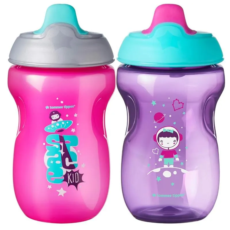 Tommee Tippee - 2Pk Sippee Cup 10Oz, Colors/Themes May Vary