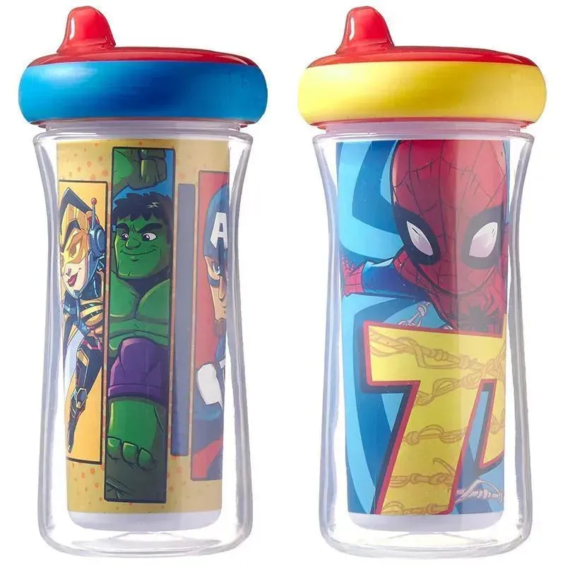 Tomy - 2 Pack Insulated Sippy Cup 9 Oz, Marvel - Image 12