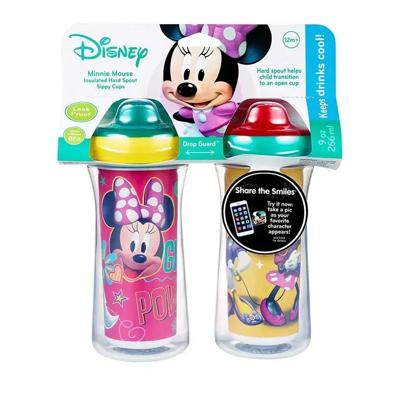 Tomy - 2 Pack Insulated Sippy Cup 9 Oz, Minnie - Image 5