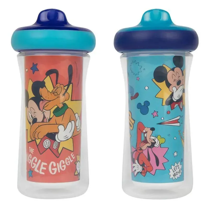 Tomy - 2Pk Disney Mickey Mouse Insulated Sippy Cup 9Oz
