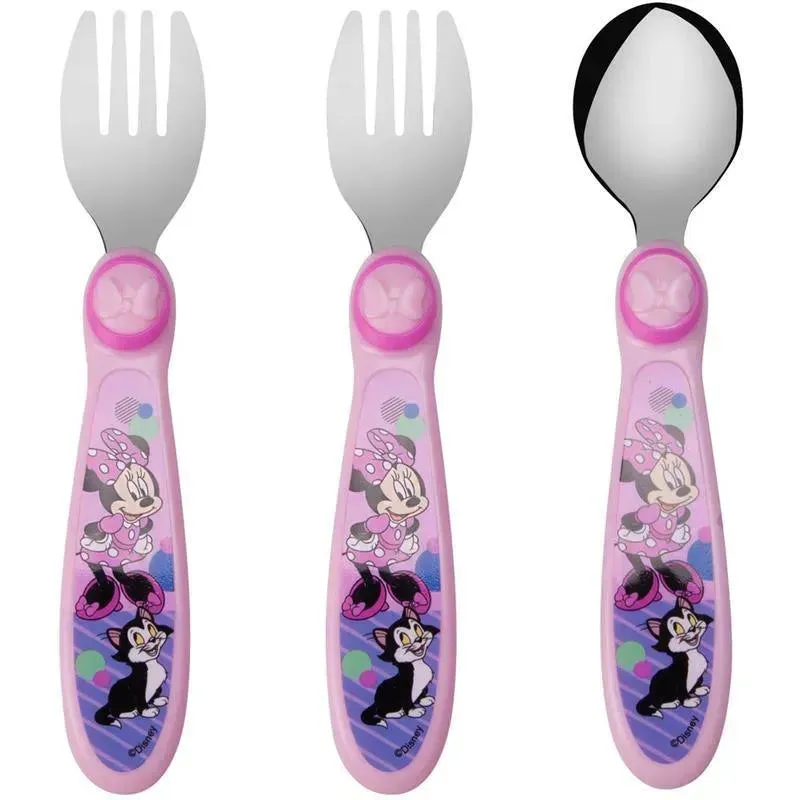 Tomy - 3Pk Disney Minnie Flatware