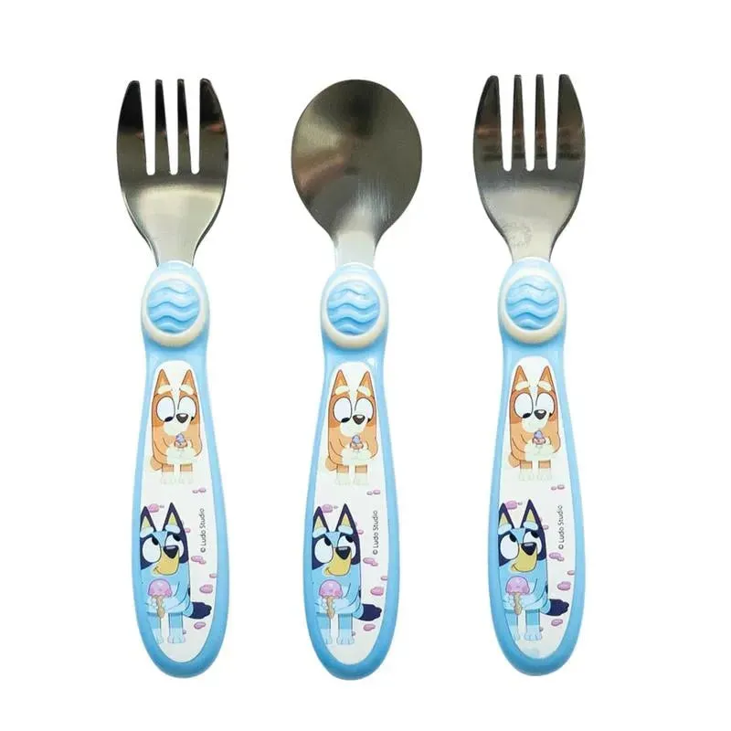 Tomy - Bluey Toddler Forks and Spoon Set