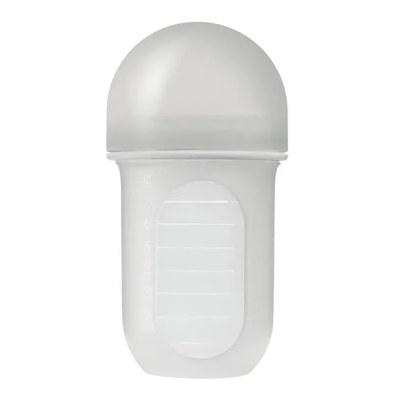 Tomy - Boon Silicone Bottle 8 Oz (Light Gray) - Image 3