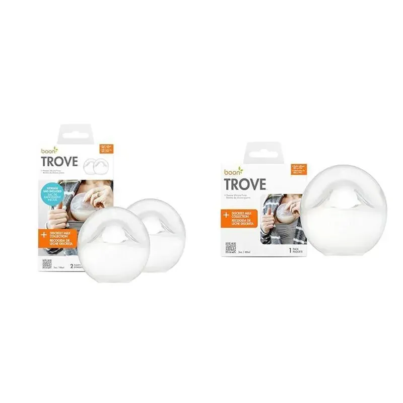 Tomy - Boon Trove Silicone Manual Breast Pump Bundle with Travel Pouch, 2 Pack - Image 7