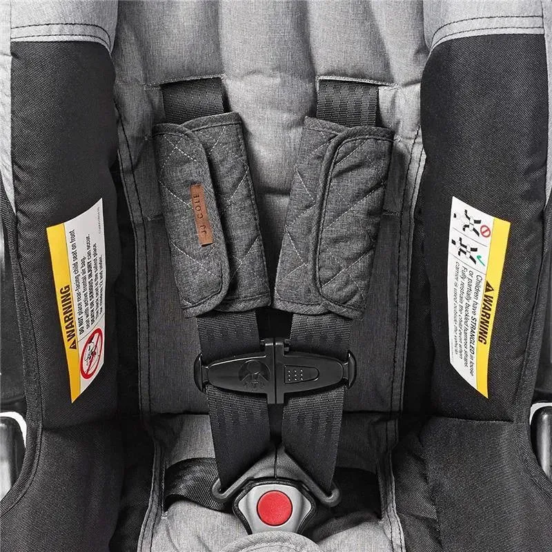 Tomy JJ Cole Car Seat Srap Covers, Grey - Image 3