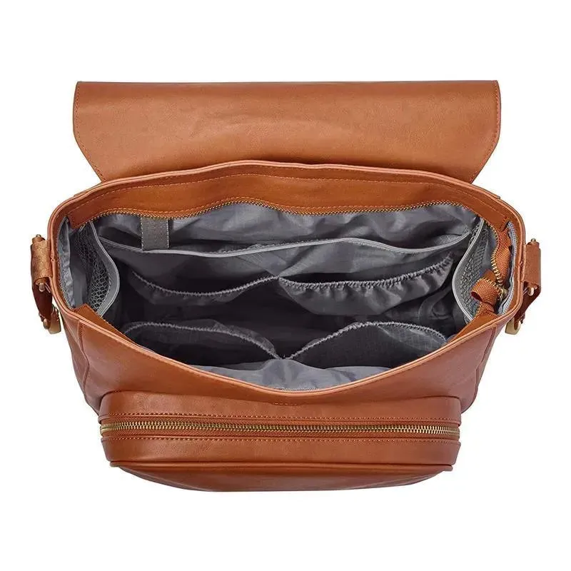 Tomy - JJ Cole Brookmont Backpack Baby Diaper Bag, Cognac - Image 4