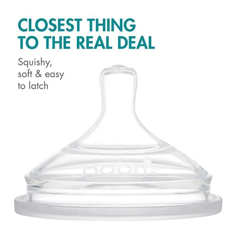 Tomy - Nursh Silicone Nipple Extra Slow 3Pk - Image 2