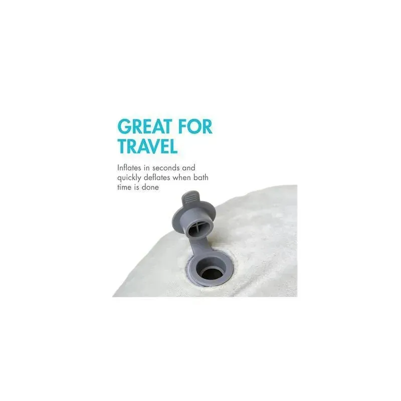 Tomy Puff+ Inflatable Bather With Swaddle Wings Grey - Image 8