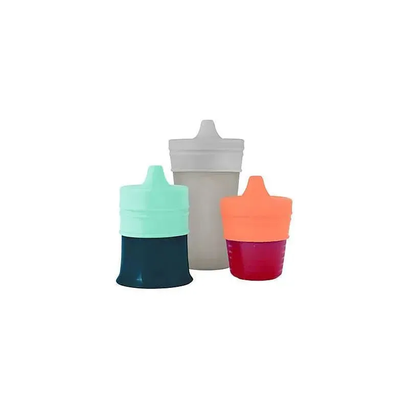 Tomy - Snug Spout Universal Silicone Sippy Lids & Cup