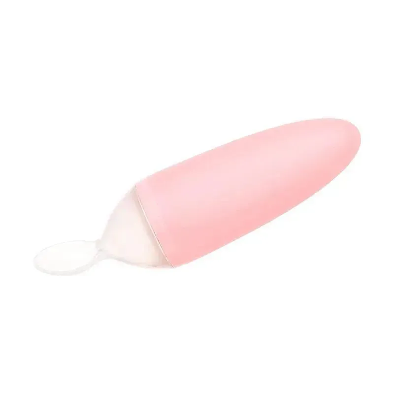 Tomy - Squirt Silicone Baby Food Dispensing Spoon Pink