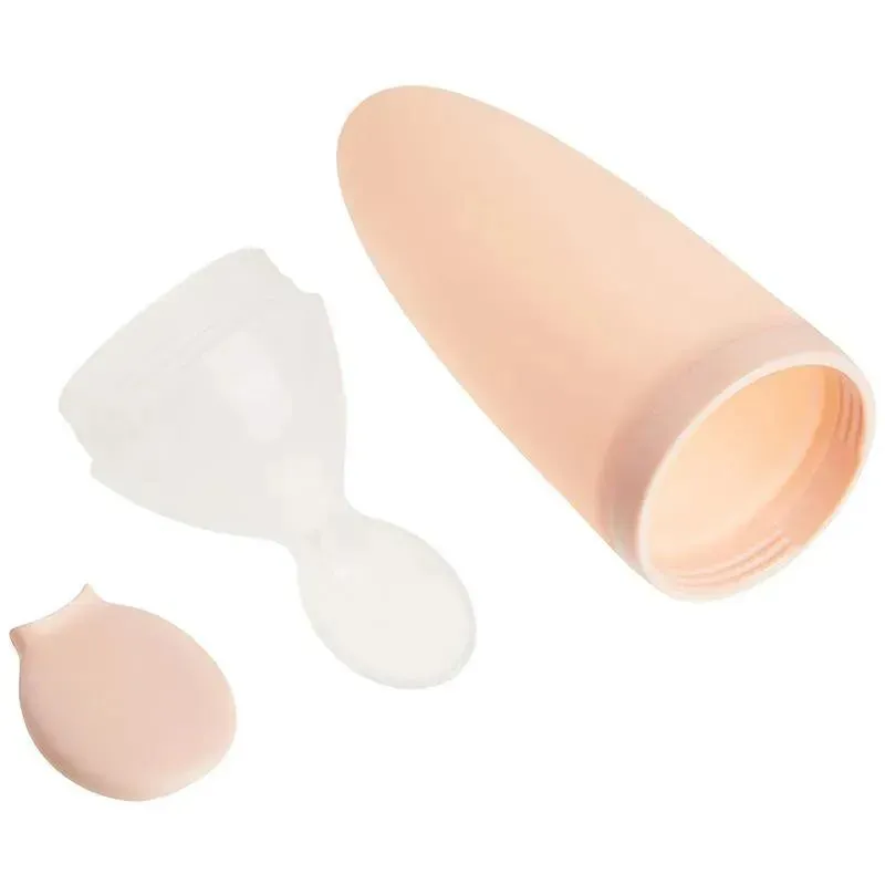 Tomy - Squirt Silicone Baby Food Dispensing Spoon Pink - Image 4
