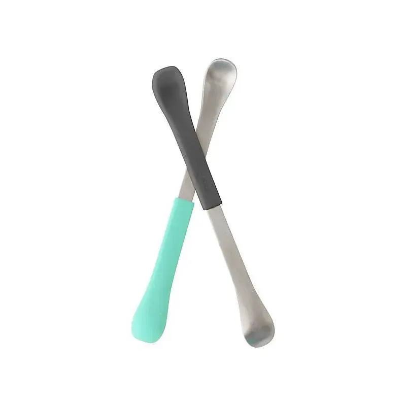 Tomy - Swap 2 in 1 Feeding Spoon Gray/Mint