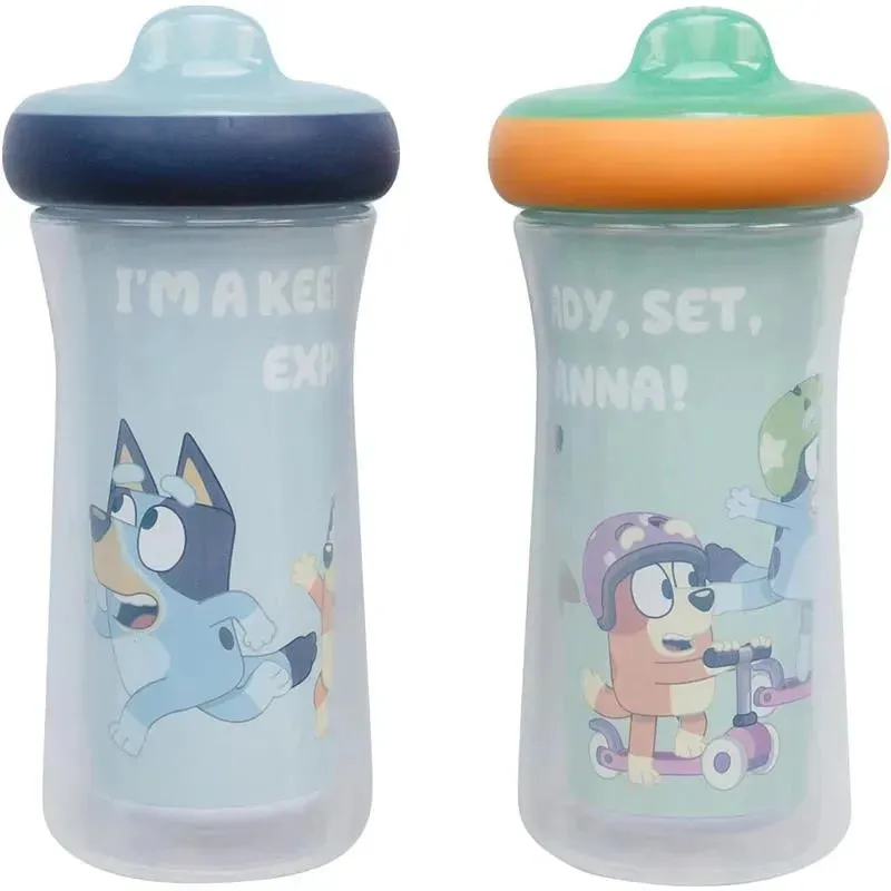 Tomy - The First Years Bluey Insulated Sippy Cups, 2Pk